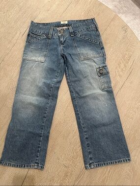 Abercrombie & Fitch Faded Blue Straight Carpenter Jeans Vintage